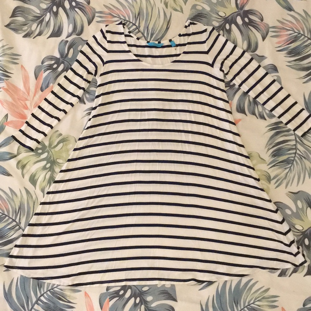 Tori Richard 3/4 Sleeve Swing Dress